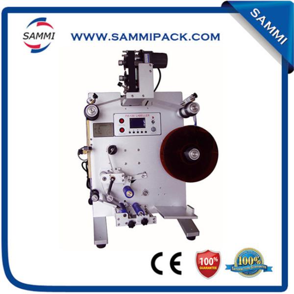 Semi Automatic Vertical Round Bottle Labeler With Date Coding Function