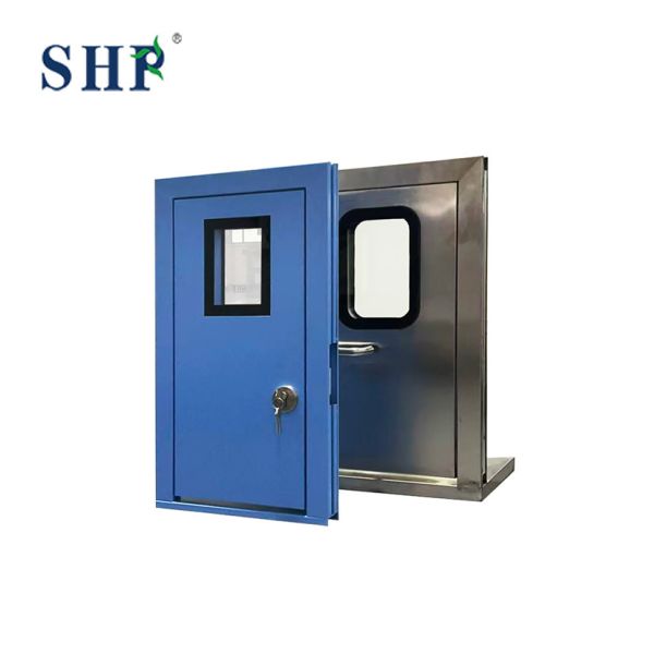 Stainless Steel Hospital Operating Theatre Cleanroom Door with Push and Pull Opening
