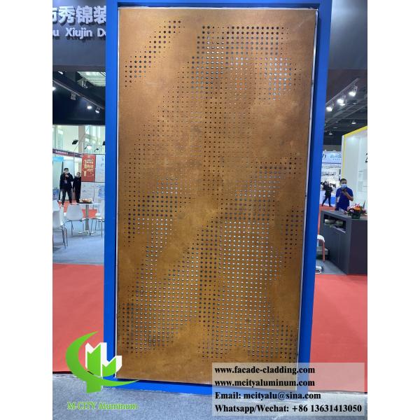 Powder Coated Laser Cut Metal Panel with Customizable RAL Colors and 3mm Thickness for Privacy Screens