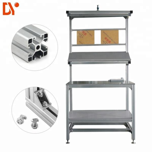 Aluminium Assembly Workbench Line DY3 , Electrical Worktable Bench For Light Industry