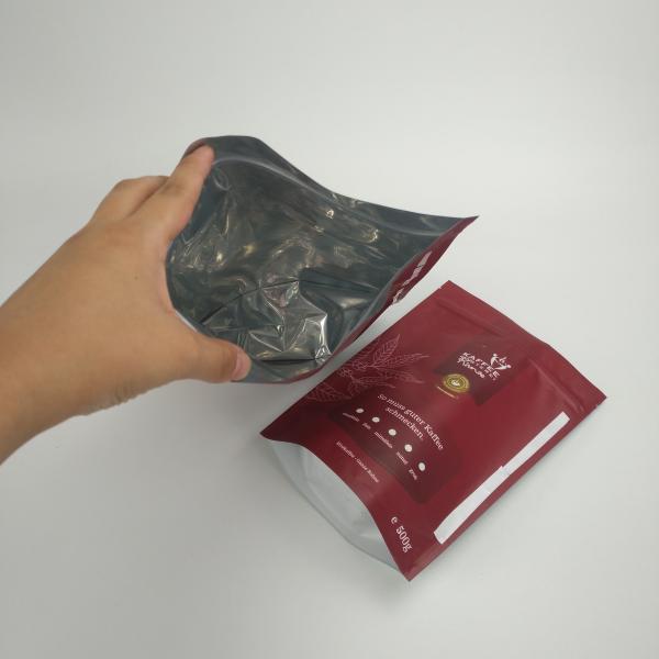 Stand Up Food Grade Packaging Coffee Bag  Biodegradable Compostable 250g Coffee Bean Packaging Bags With Valve