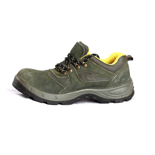 EU 36-47 Low Cut Safety Shoes With Nylon Fabric Gusset And Rubber Sole Material