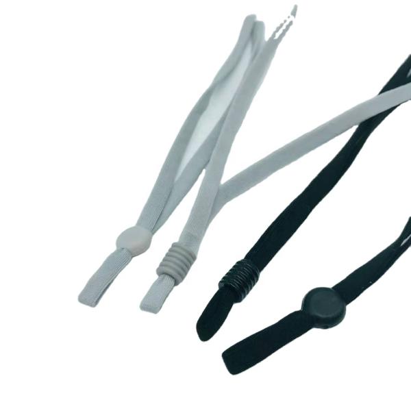 Adjustment Elastic Ear Loop Strap Stretchy Cord Lock Earmuff Rope for Mask