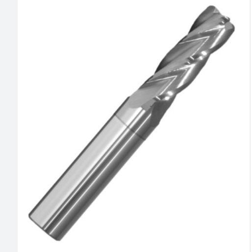 Aluminum Radius Milling Tool Customized 45 Degrees Helix Angle