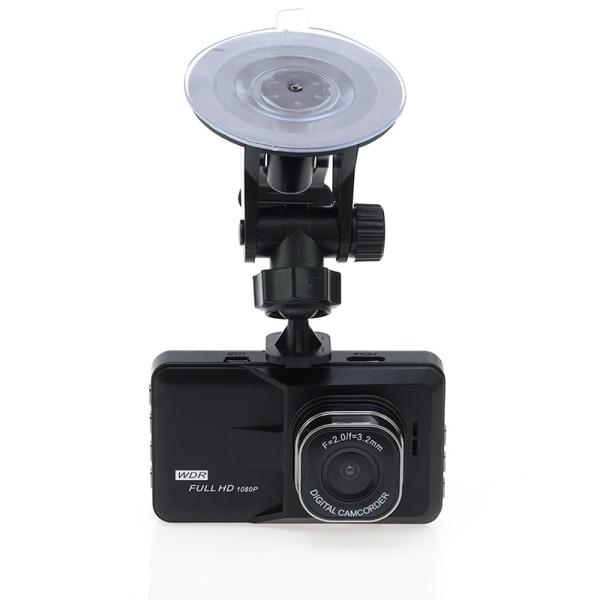Black RoHS 3 Inch Dual WDR Mini Dash Cam HD 1080P Car Mirrior