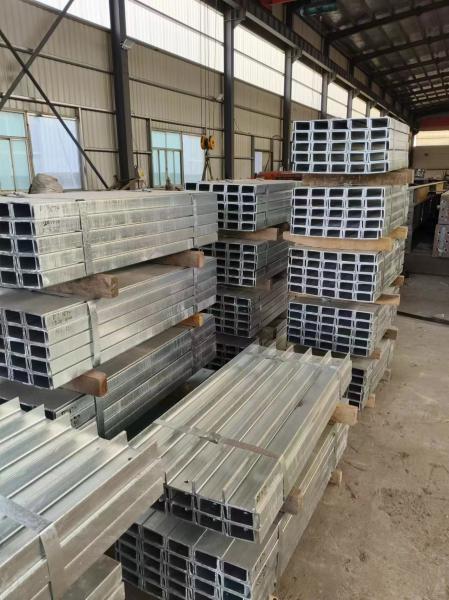 ACRS Galvanizado C Secção Canal aço estrutural 100 mm para edifícios comerciais