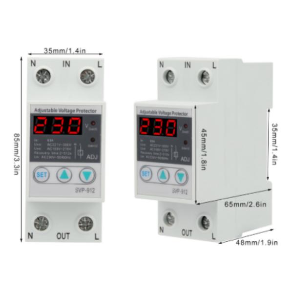 HAROK Voltage Protector Voltage Output Stabilizer For Surge Protector Current Stabilizer Voltmeter For House Protection