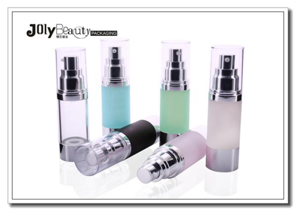Cosmetic Clear ABS 15ml 30ml 50ml Airless Pump Bottles Plastic Airless Bottle