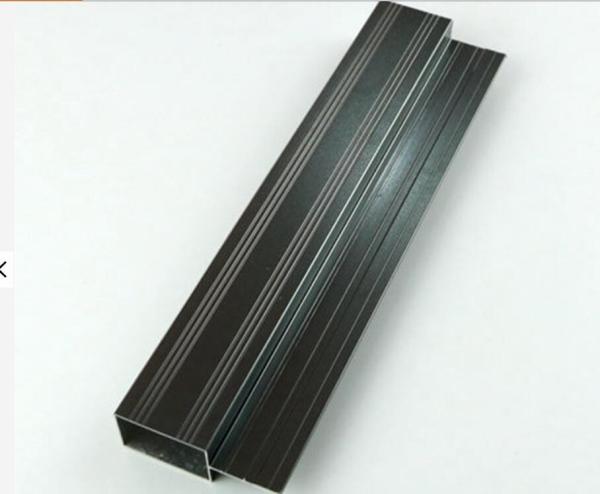 Rustproof Powder Coated 6063 Sliding Aluminium Door Frame Profile