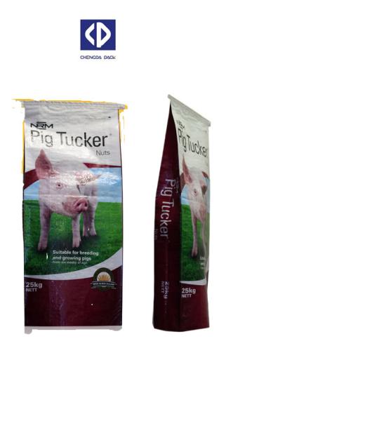 QDCD Durable BOPP Laminated Bags , PP Woven Laminated Bag For Horse Feed