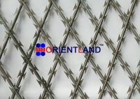 75 × 150 mm vedação de malha de barbear soldada de alta segurança