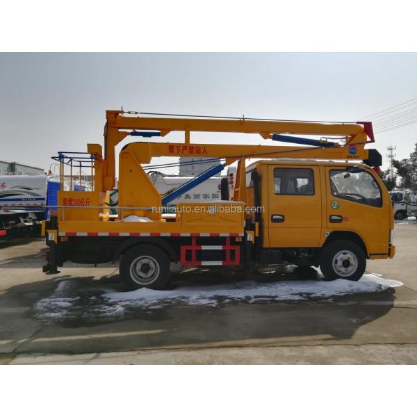 10M 20-22M Faw High Altitude Operation Truck , Truck Mounted Aerial Platforms 100km/h