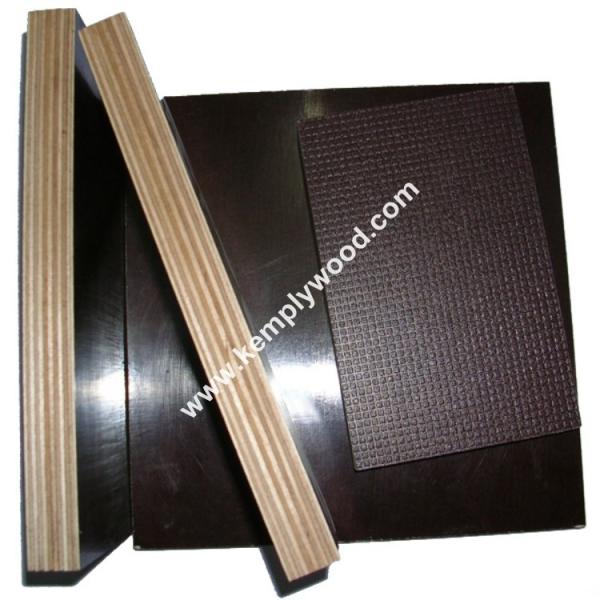 18mm Brown Film Faced Plywood, Brown film coated construction plywood, Formwork