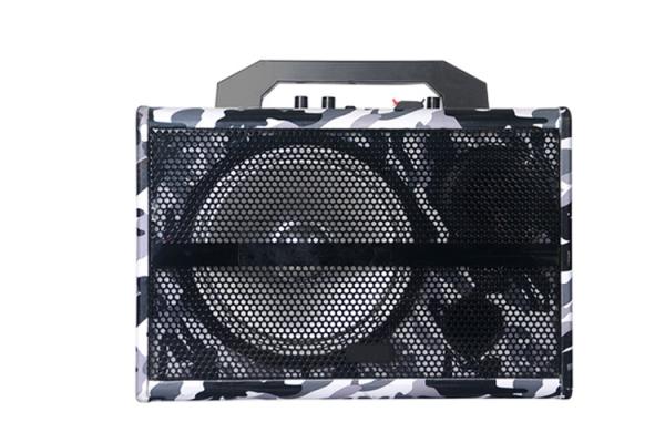 Wooden Portable Party Speakers 8Driver Unit Active Necessary For Outdoor