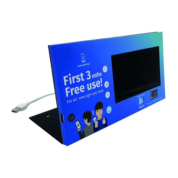 10 inch IPS HD video display in store Acrylic Video Counter Top Display advertising player