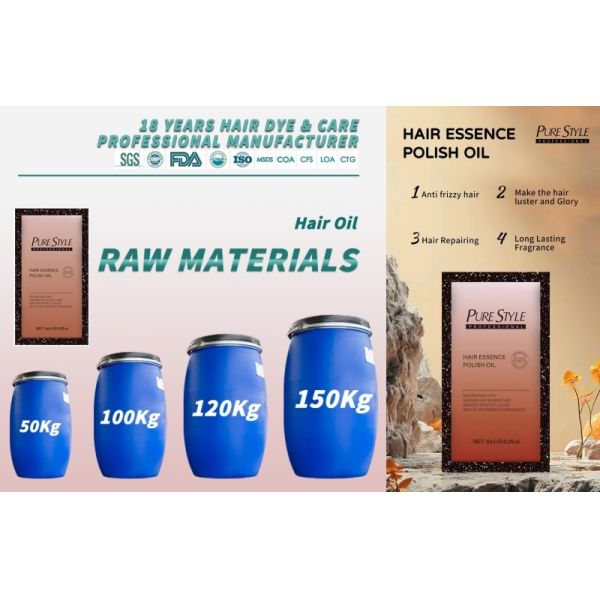 Lightweight OEM Hair Essence Polish Oil Gentle Non Irritating Smooth Hair Long Lasting Scent Hair Color Manufacturer