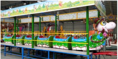 1.9m Height Mini Roller Coaster 4 - 7km/H Speed 1.4 Meters Track Width ISO9001