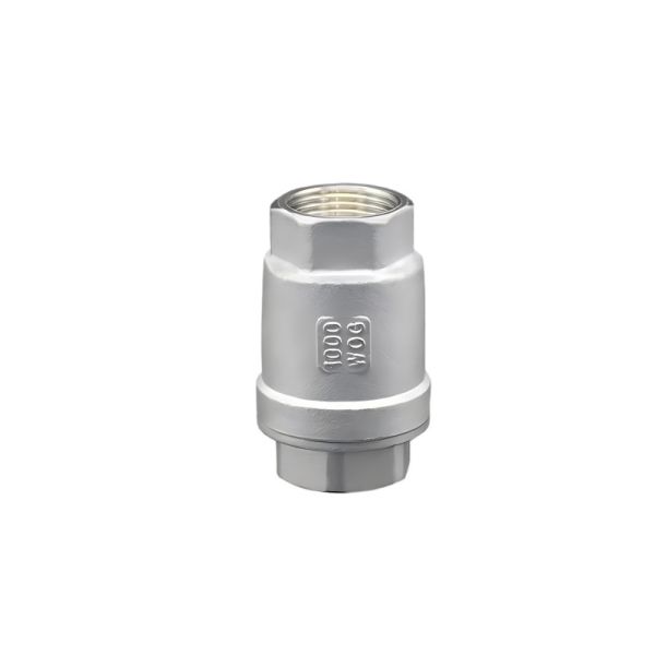 1/4 CF8/CF8M Stainless Steel Vertical Lift Check Valve Threaded Non-Return Valve