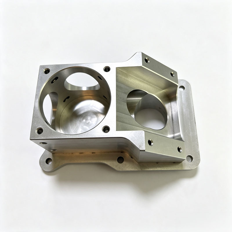 Custom 5-Axis CNC Milled 6061-T6 Aluminum Housing Enclosure with Multi-Cavity Structure