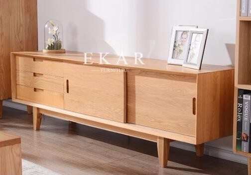 High Quality Wooden Furniture New Model TV Stand TV Showcase Images