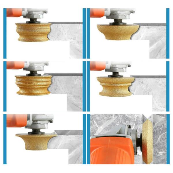 Серебряный абразивный диск диаманта профиля на угловая машина 75mm