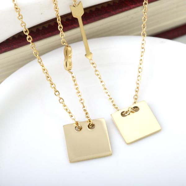 Gold Plated Stainless Steel Necklace for your sweater, Stainless Steel Infinity Necklace, Stainless Steel Name Necklace