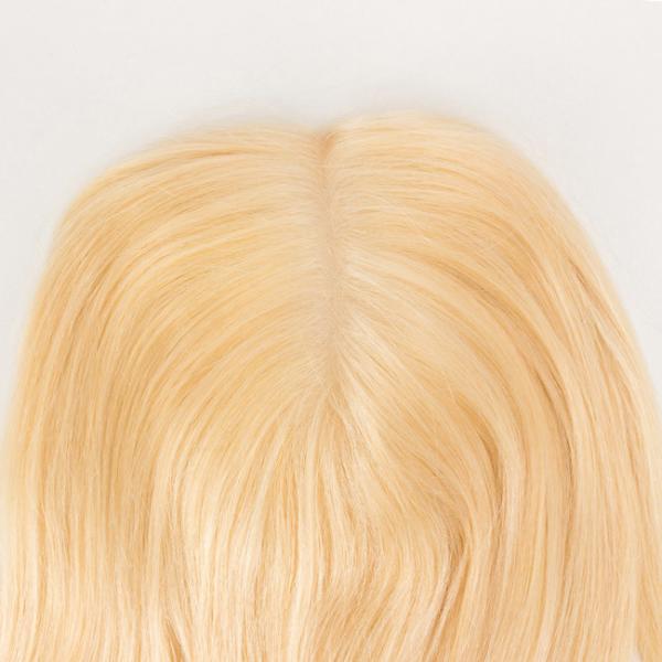 613 Loira Fêmea Perucas femininas de toupee 5x5 5x7 Suíça renda front toppers cabelo humano brasileiro