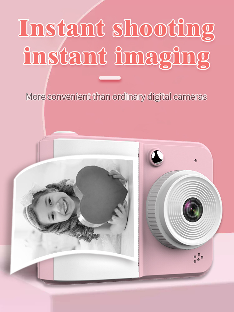 Cross-border Exclusive Supply of Instant Print Digital Cameras, Children's Mini Cameras, High-pixel Toy Mobile Phones, and Camer
