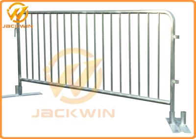Heavy Duty 2M Flat Foot Galvanized Steel Temporary Barrier Fence For Crowd Control