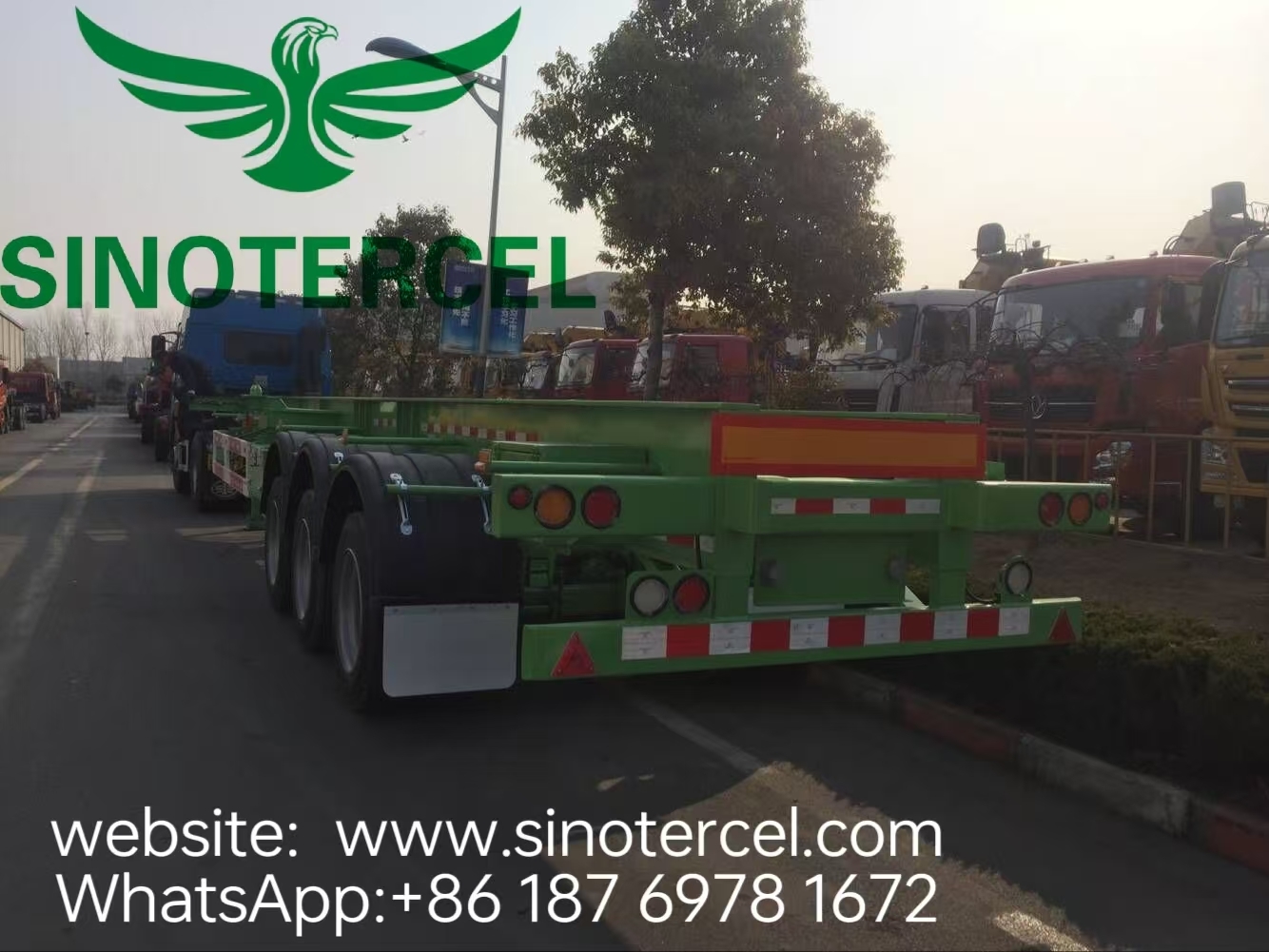 Skeletal Semi Trailer