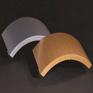 Anodic Oxidation PE Coated 1200mm Wooden Aluminum Veneer Panel