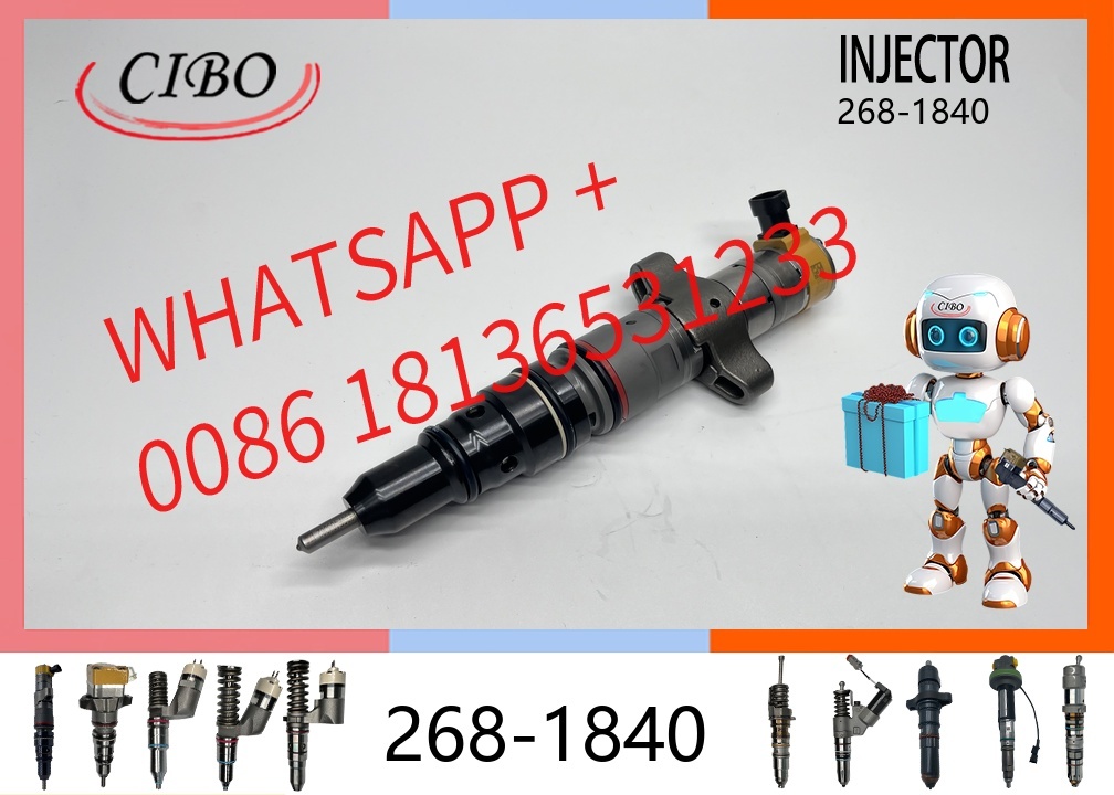 original 268-1840 Common Rail Diesel Fuel Injector for  C7 Excavator Engine 295-9166 328-2587 20R-8066 295-1412 Replacement Injector Parts original new injector