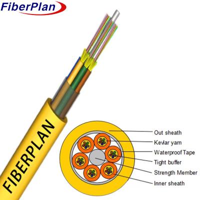 36 48 72 Core Single Mode High Strength Fiber Optic Cable