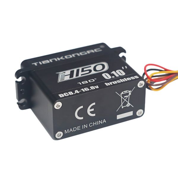 TIANKONGRC 150KG Full Metal High Torque Brushless Servo Motor For Industrial Automation And 1/6RC Off-Road Vehicle
