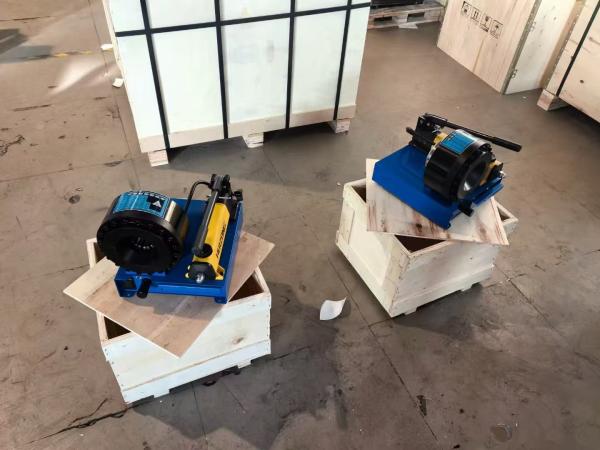 7 Dies New Model 6 To 25mm Without Electric 1 Manual Hose Crimper Blue Color / Manual Hose Crimping Machine