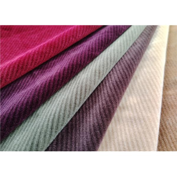 95% Polyester 5% Spandex AB Yarn Super Soft Stripe Fabric Velvet
