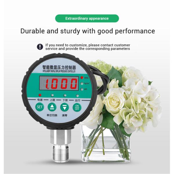 80mm Electronic Display Screen Threaded Pressure Measuring Instrument for OEM Support