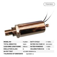 Solenoide tubular longo do curso 8.5W 10mm