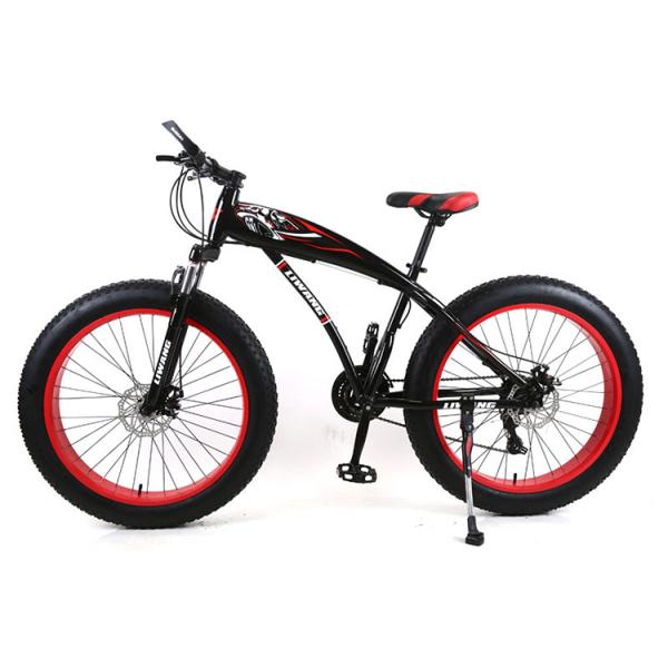 Adultes personnalisé vélo de montagne de croisière pneu gras Vélos de montagne avec 4,0 pouces largeur de pneu et acier au carbone matériau de fourchette