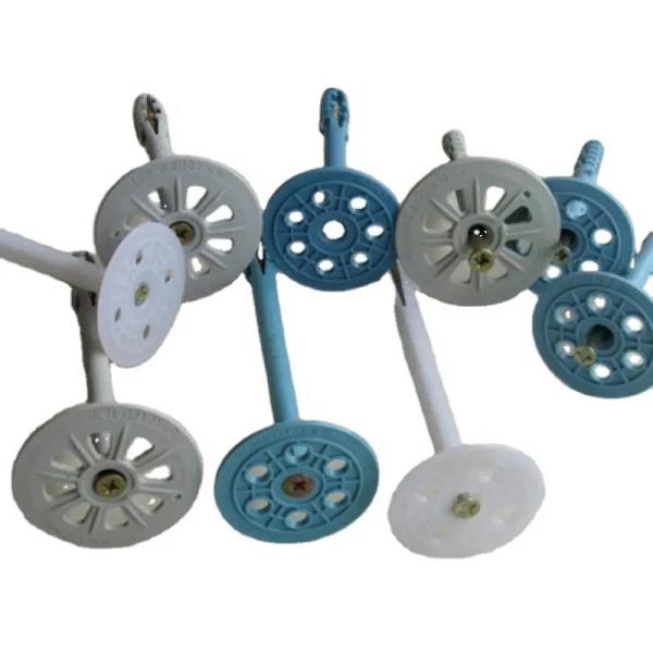 Smooth Finish Non Corrosive Insulation Anchor Fixings For Insulated Plasterboard With 50mm Head