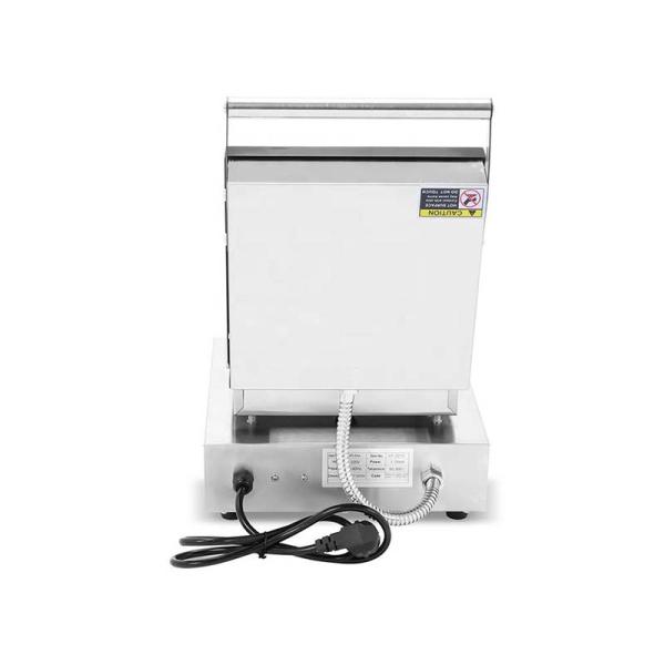 Lojas de alimentos e bebidas Fabricante de waffles quadrados elétricos comerciais com fatias simples/dobras