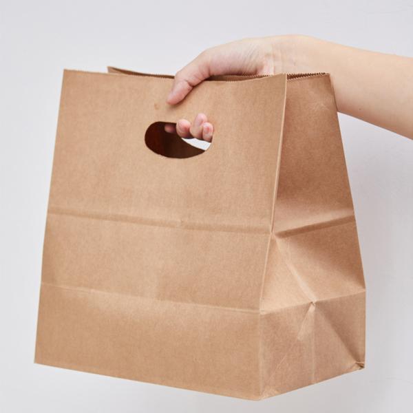 SGS Matt Film Lamination Kraft Paper Bags For Gift Packaging