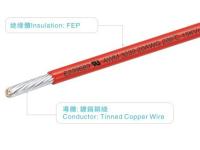 Fios UL758 AWM3239 26AWG 15000V/200C de FEP brancos para o poder industrial da luz do aparelho eletrodoméstico do calefator