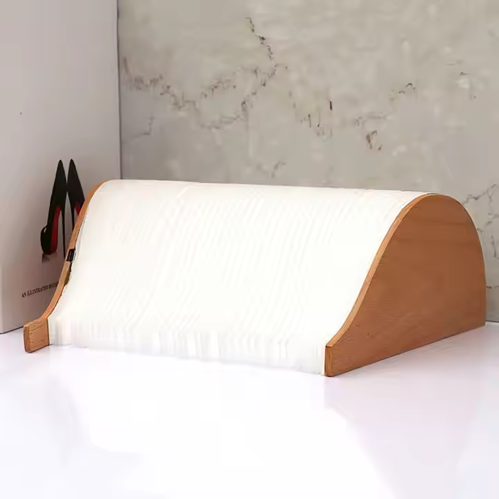 Wooden Nightstand Balloon Paper Lantern Lamp For Bedroom 3.7V