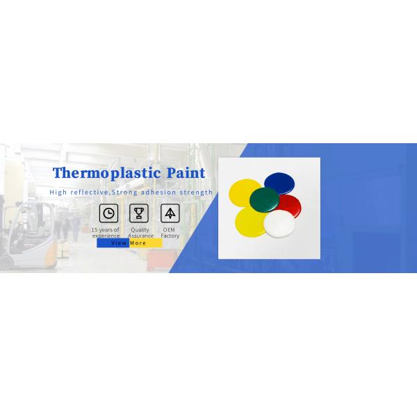 Durable Thermoplastic Road Marking Paint with Highly Reflective Glass Beads for White and Yellow Traffic Safety Solutions