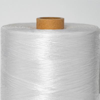 Beige Color Non Twist Fibrillated Polypropylene Thread 220 Tex 2200 Denier 3ply