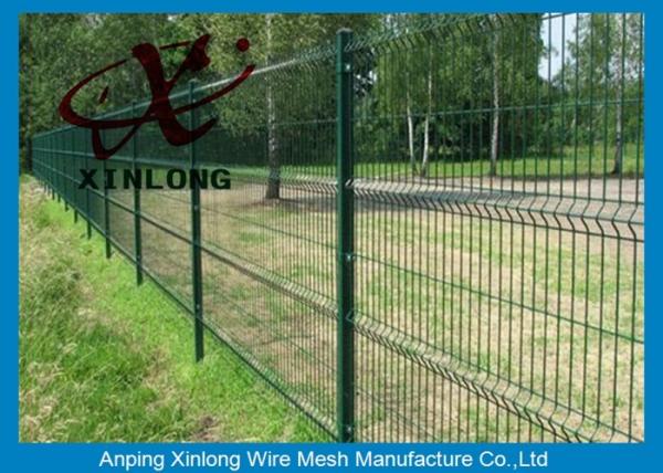 Customized Size Welded Wire Mesh Fence Screen Green / Red / Yellow / White Color