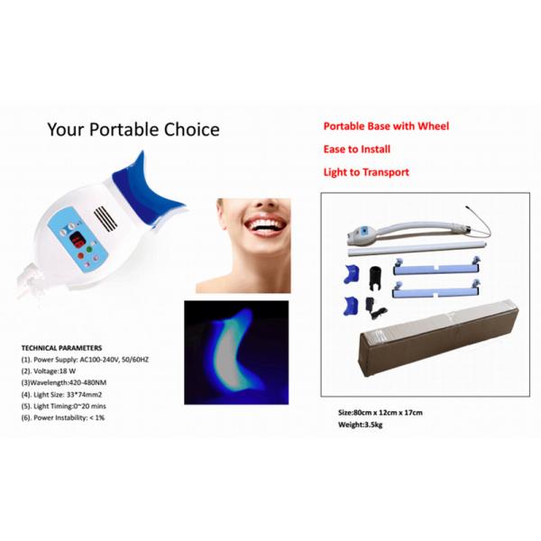 Зубы забеливая свет СИД машины отбеливания зубоврачебный мини - голубую красоту СИД