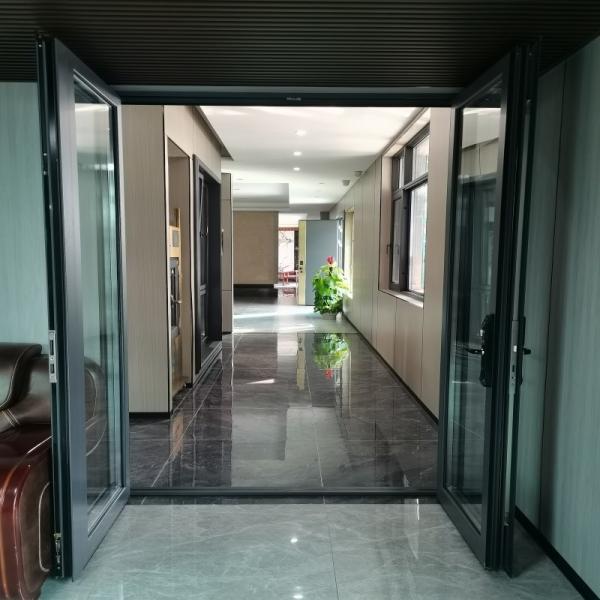 Latest Design Thermal Break Aluminum Casement Doors With 35dB Sound Insulation