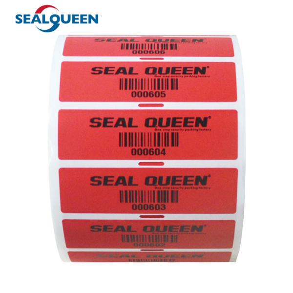 Do filme evidente do ANIMAL DE ESTIMAÇÃO/PE da fita da segurança da calcadeira alta de transferência etiquetas da segurança